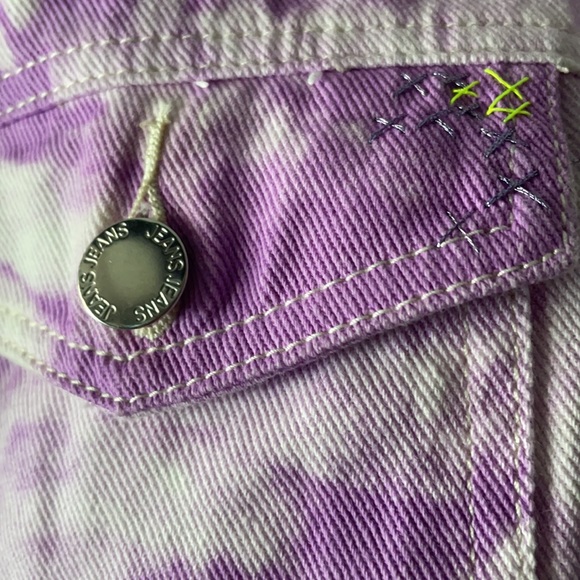 Hand embroidered + embellished jean style jacket - Picture 11 of 15